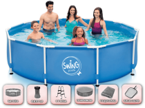 Басейн с тръбна конструкция Swing Frame 305 x 76 см с филтър