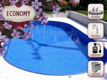 Басейн IBIZA 0 DL с осветление и филтрация