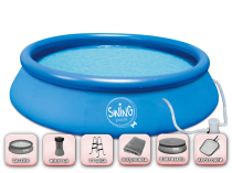 Надуваем басейн Swing Quick Set® 457 x 122 см