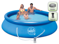 Надуваем басейн Swing 366 x 76 см с филтър