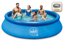 Надуваем басейн Swing Quick Set® 457 x 107 см