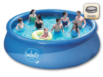 Надуваем басейн Swing Quick Set® 549 x 122 см