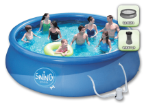 Надуваем басейн Swing Quick Set® 549 x 122 см