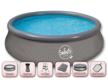 Надуваем басейн Swing Quick Set® 366 x 91 см - супер пакет