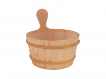 Ведро за сауна 4 л. - бор