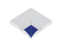 Порцеланов външен ъгъл Cobalt Striped